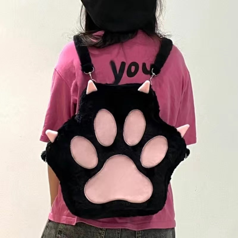 Plush Cat Paw Femboy Backsack