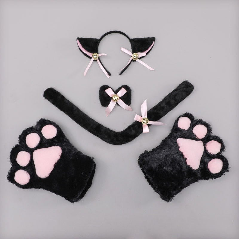 Adorable Plush Cat Paw Gloves