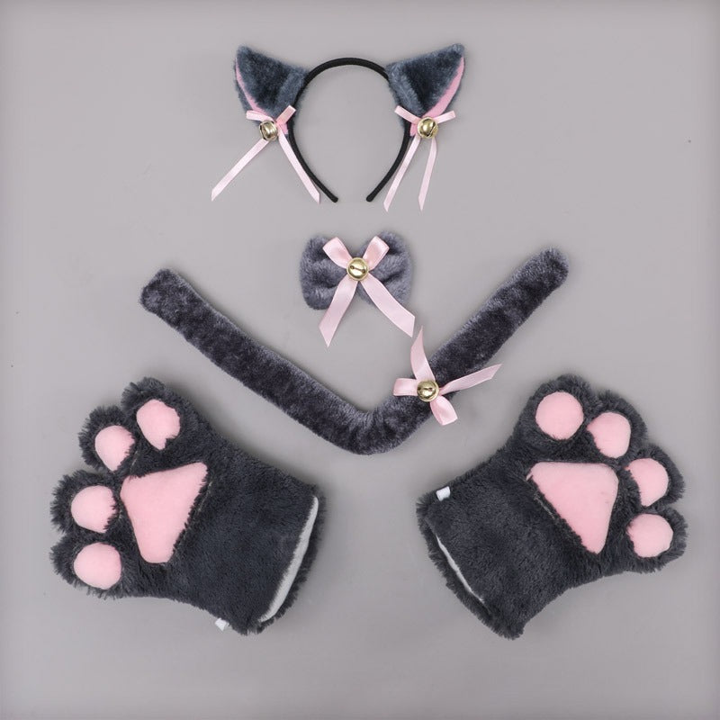 Adorable Plush Cat Paw Gloves