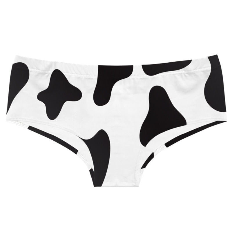 Low Waist Cow Panties