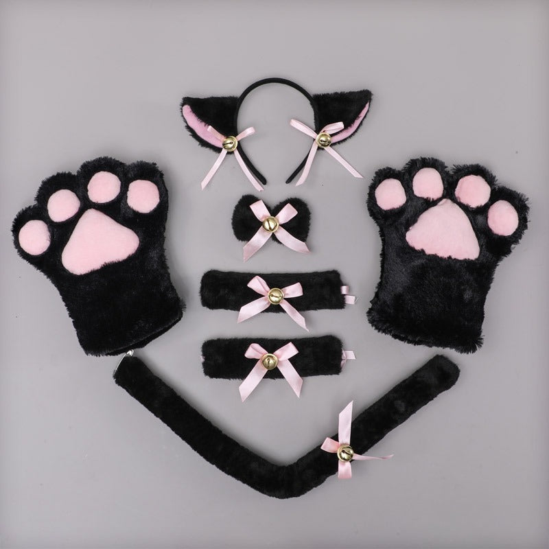 Adorable Plush Cat Paw Gloves