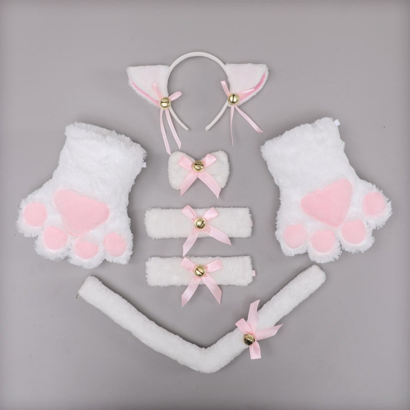Adorable Plush Cat Paw Gloves