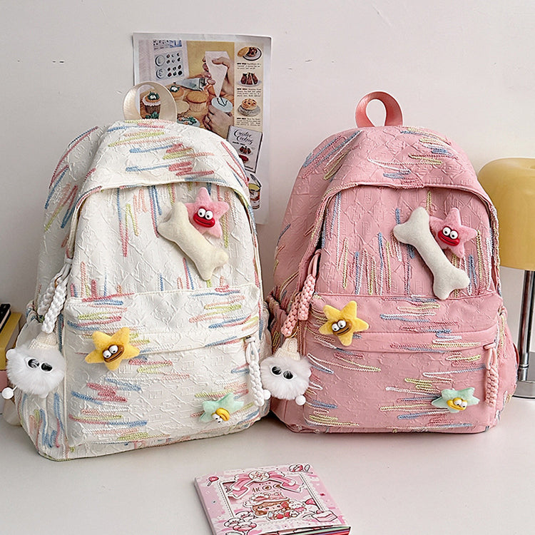 Cute Elf Bone Star Backpack