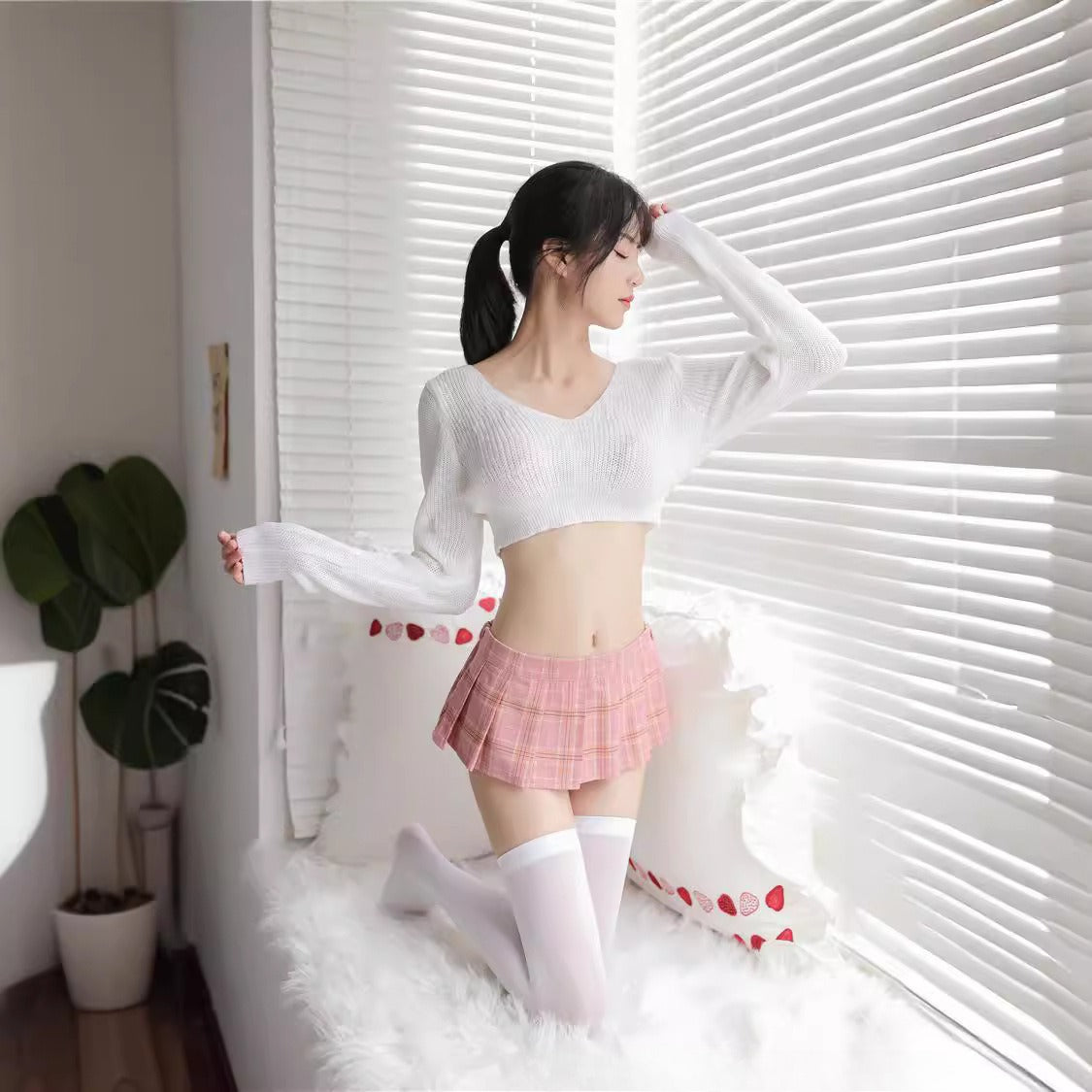 Femboy Mini Uniform Skirt
