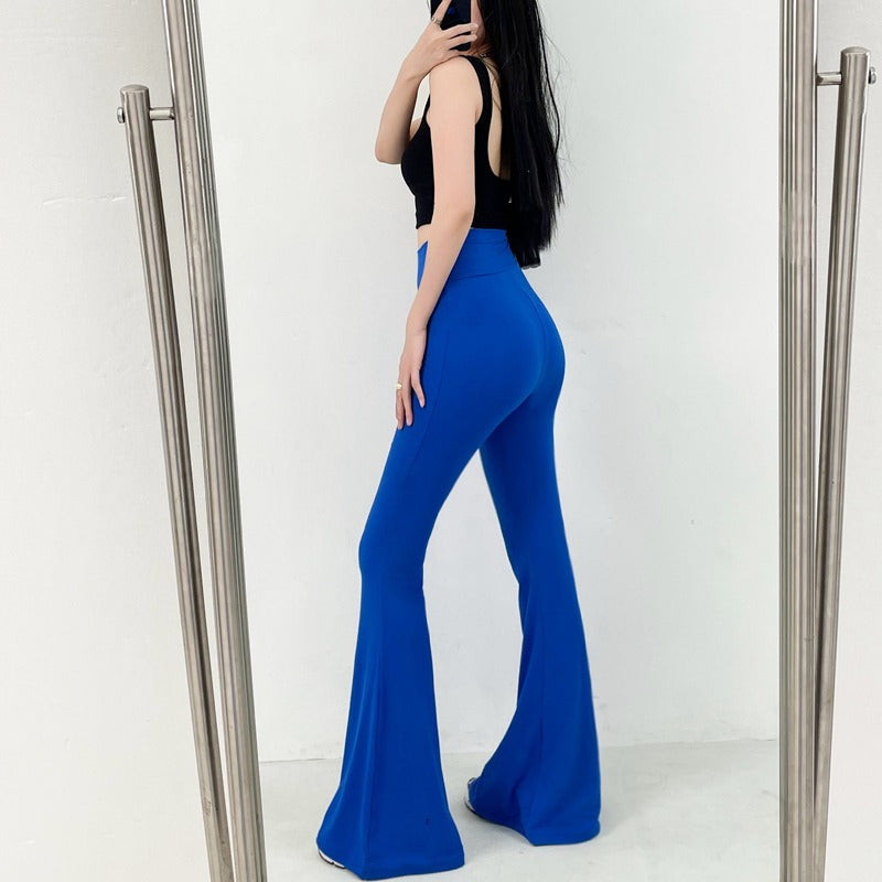 High-waist Flare Pant