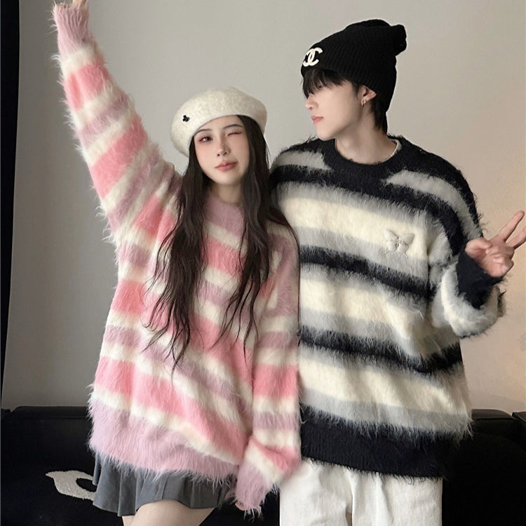 Mohair Stripe Sweater