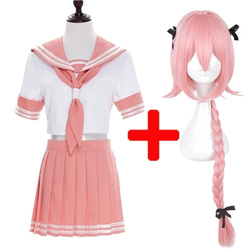Pink Sailor Seifuku Astolfo Cosplay