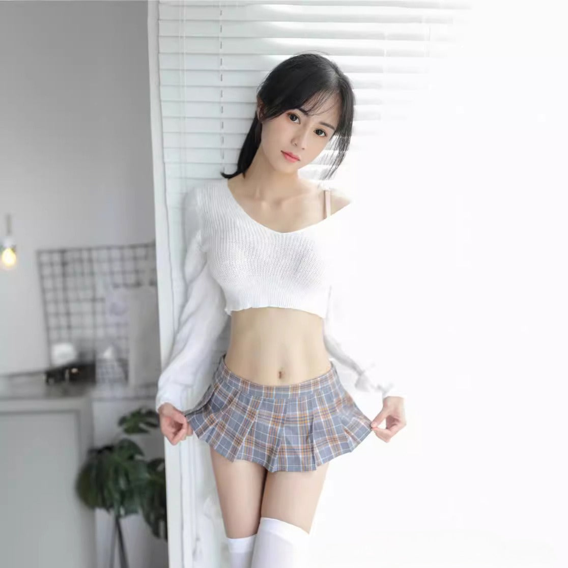 Femboy Mini Uniform Skirt