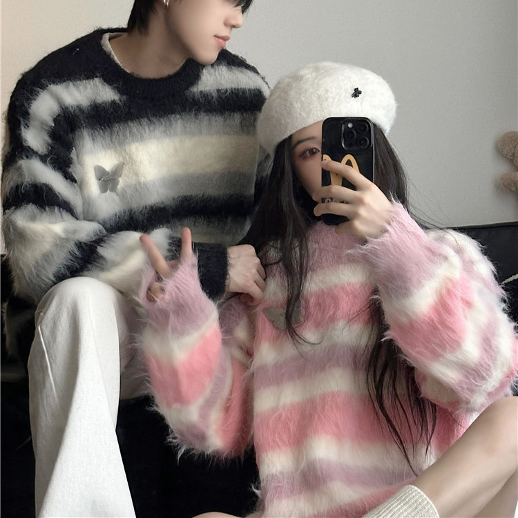 Mohair Stripe Sweater