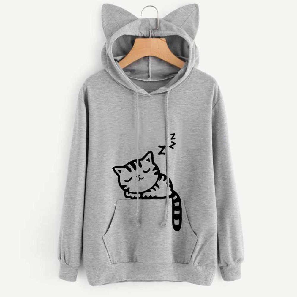 Sleeping Cat Hoodie