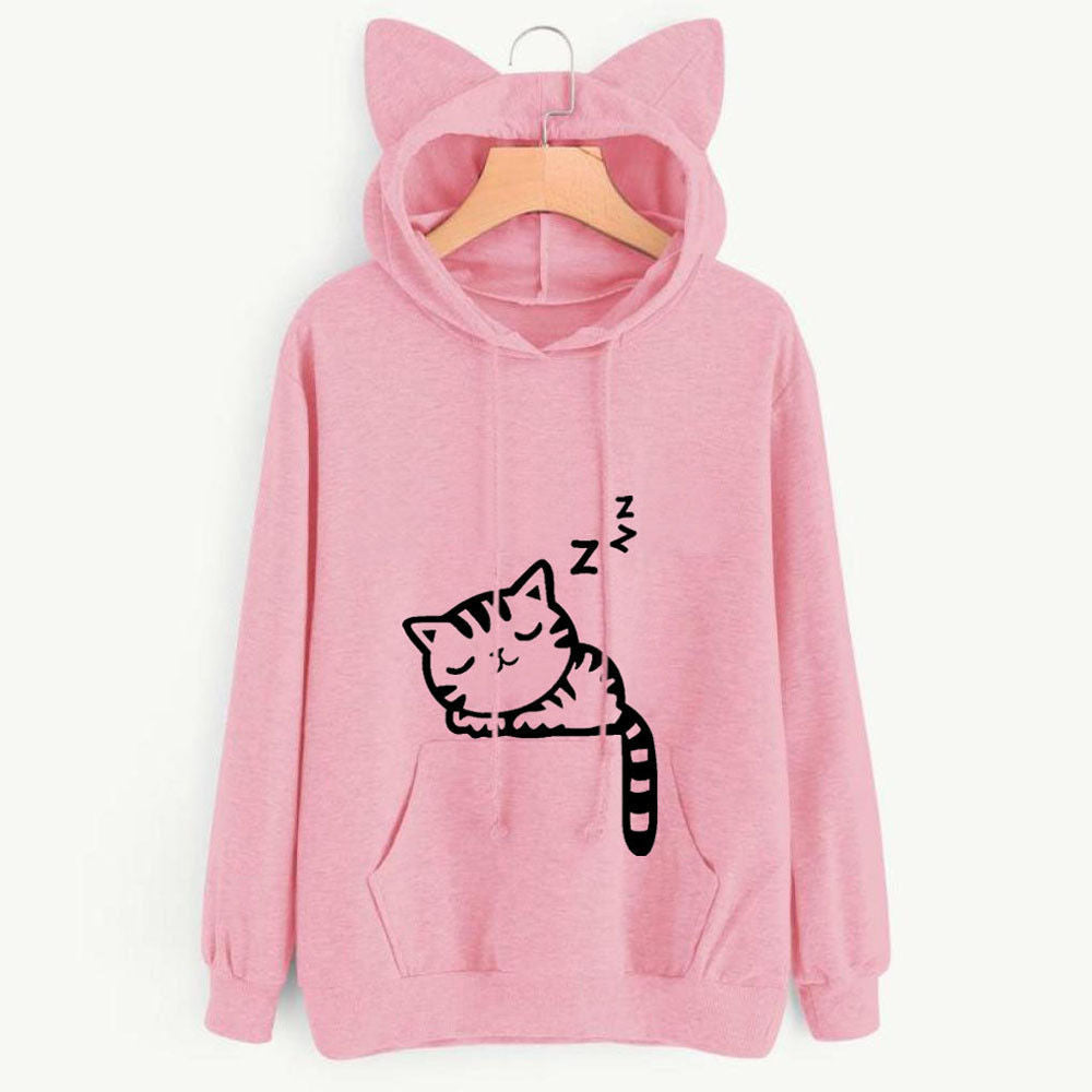 Sleeping Cat Hoodie