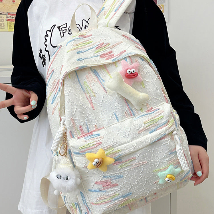 Cute Elf Bone Star Backpack