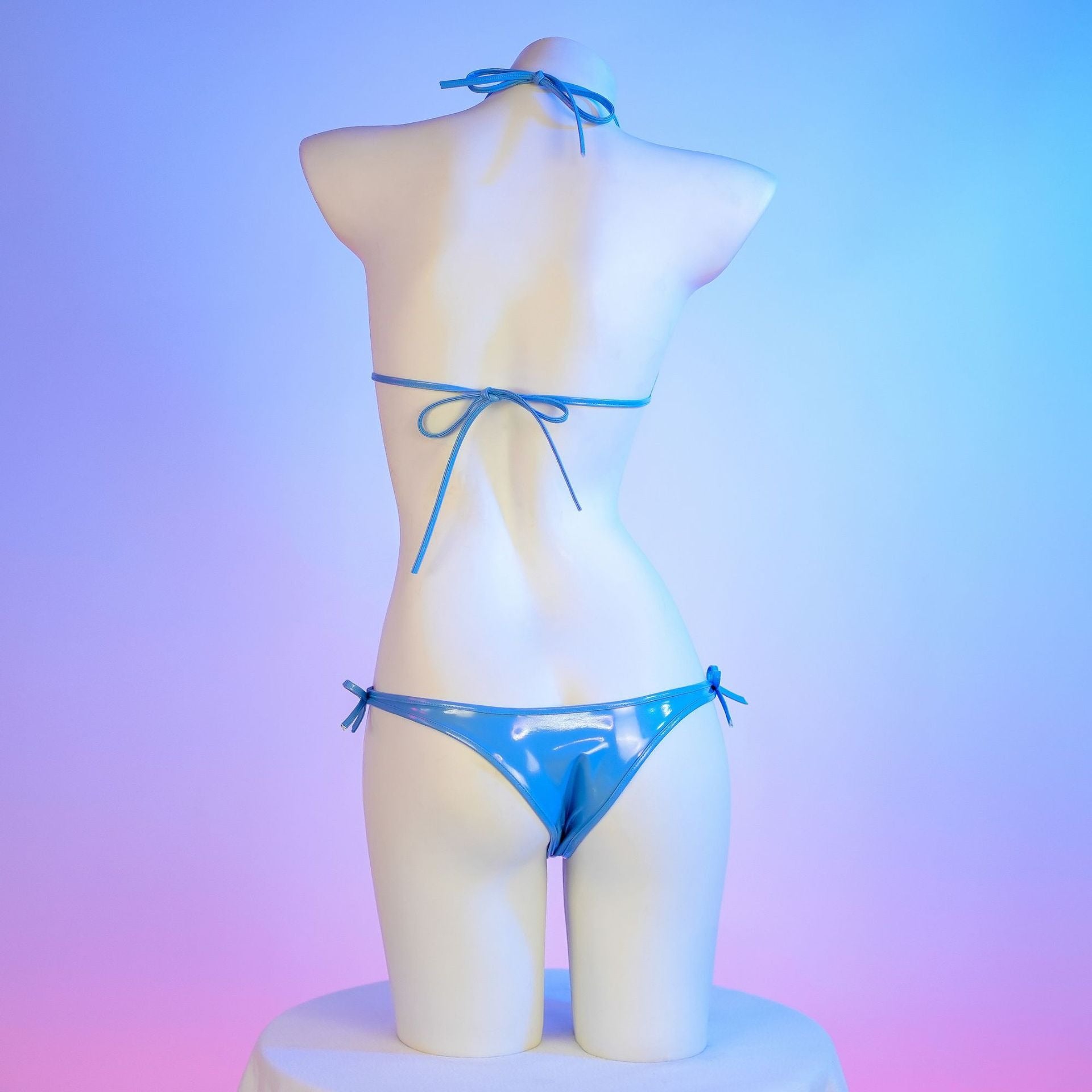 Gawr Gura Shark Girl Leather Bikini