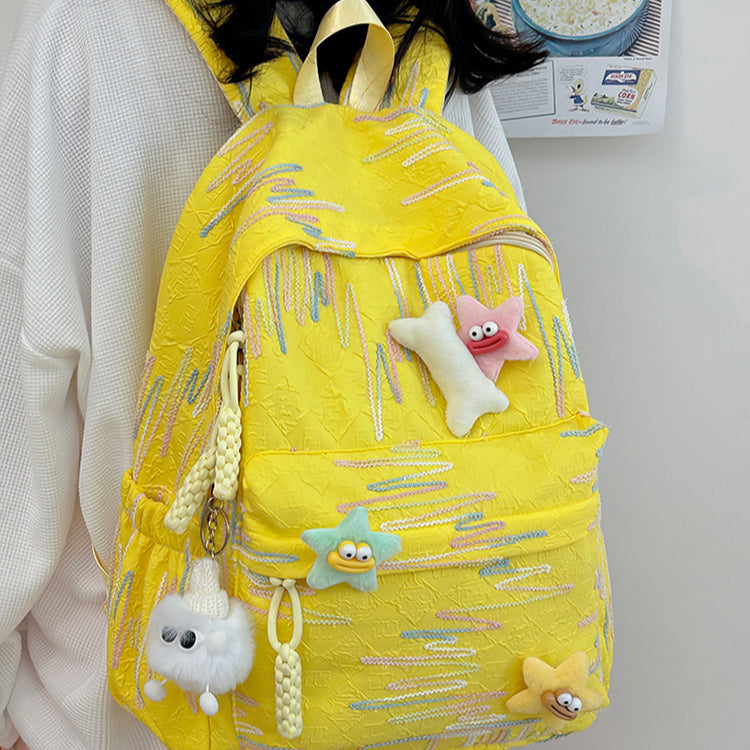 Cute Elf Bone Star Backpack