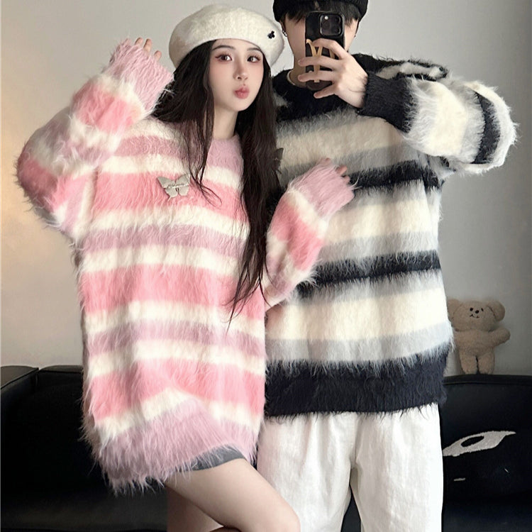 Mohair Stripe Sweater