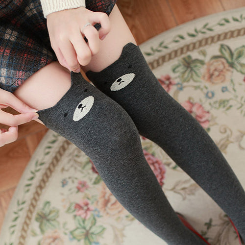 Cute 3D Cat Bear Stockings