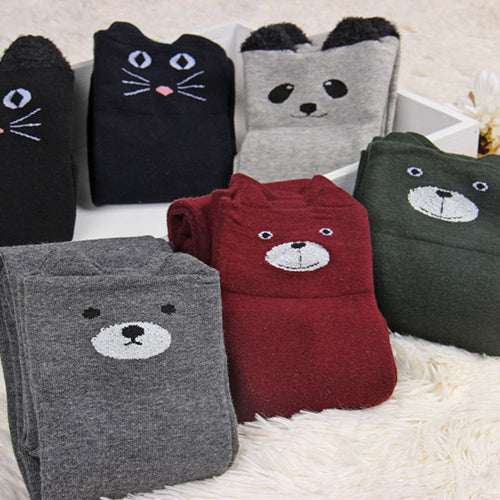 Cute 3D Cat Bear Stockings