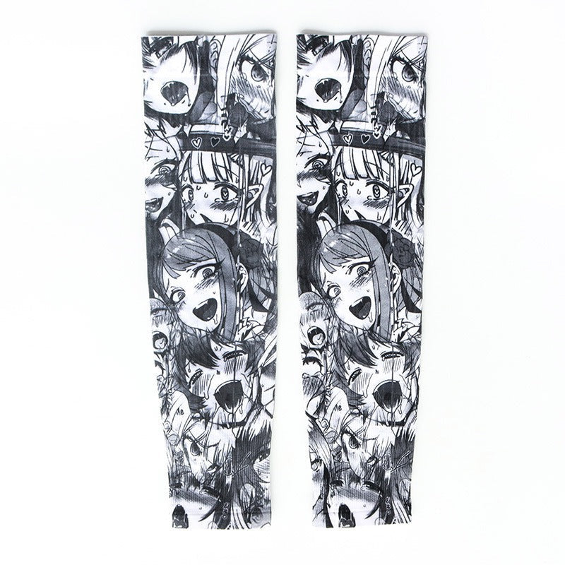 Ahegao Face Arm Warmers