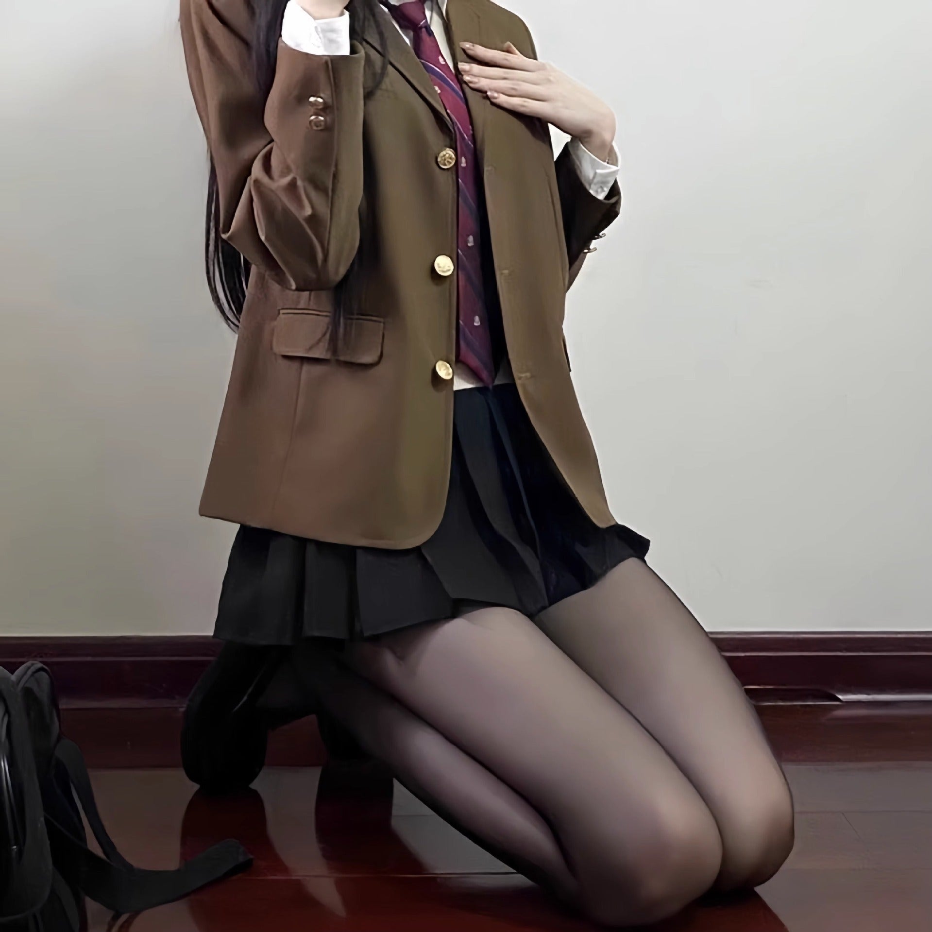 Black Brushed Pantyhose Leggings