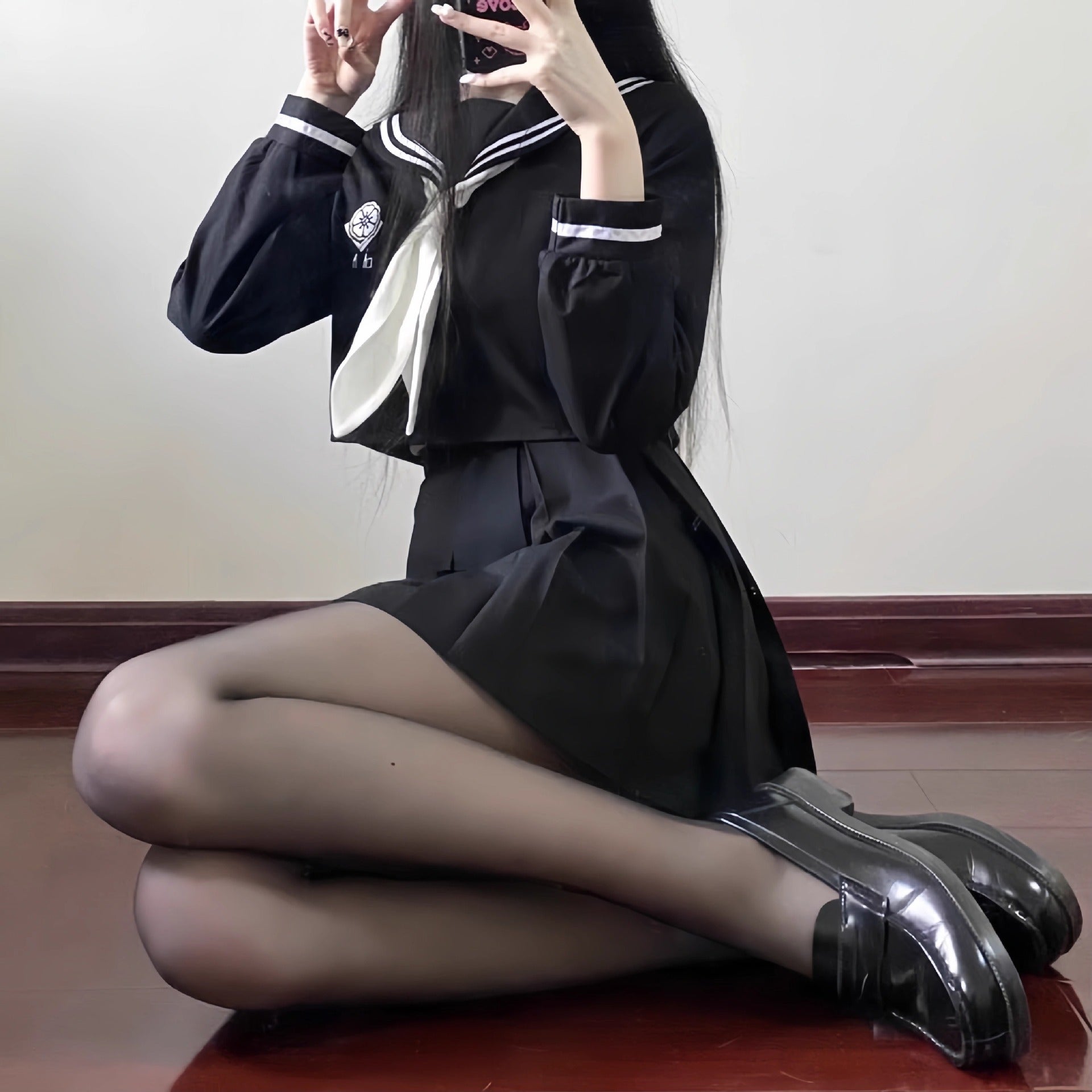 Black Brushed Pantyhose Leggings