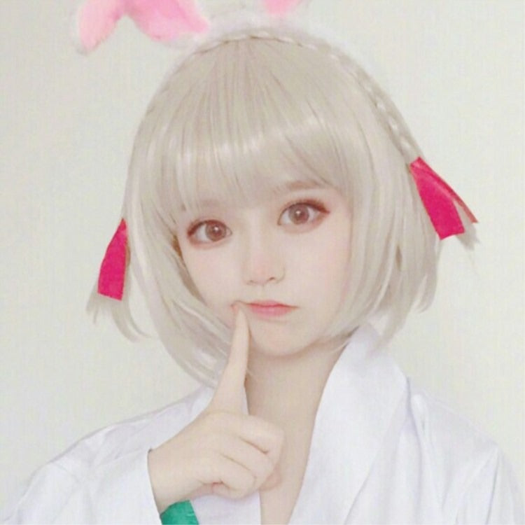 Bob Femboy Short Wig with Bangs