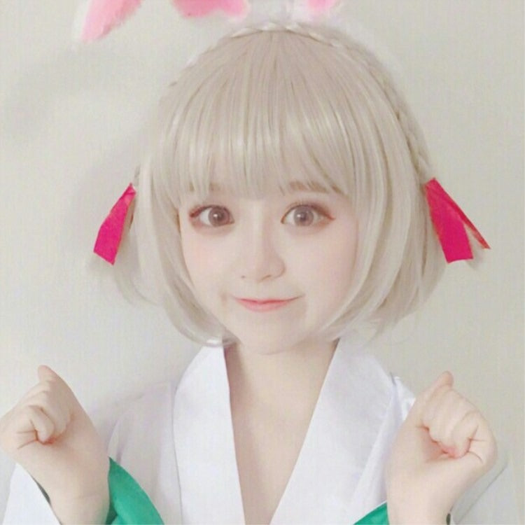 Bob Femboy Short Wig with Bangs