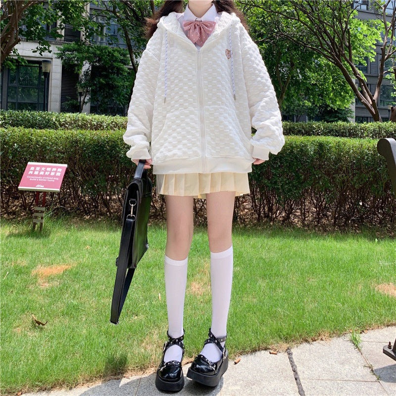 Cute Femboy Hooded Jacket
