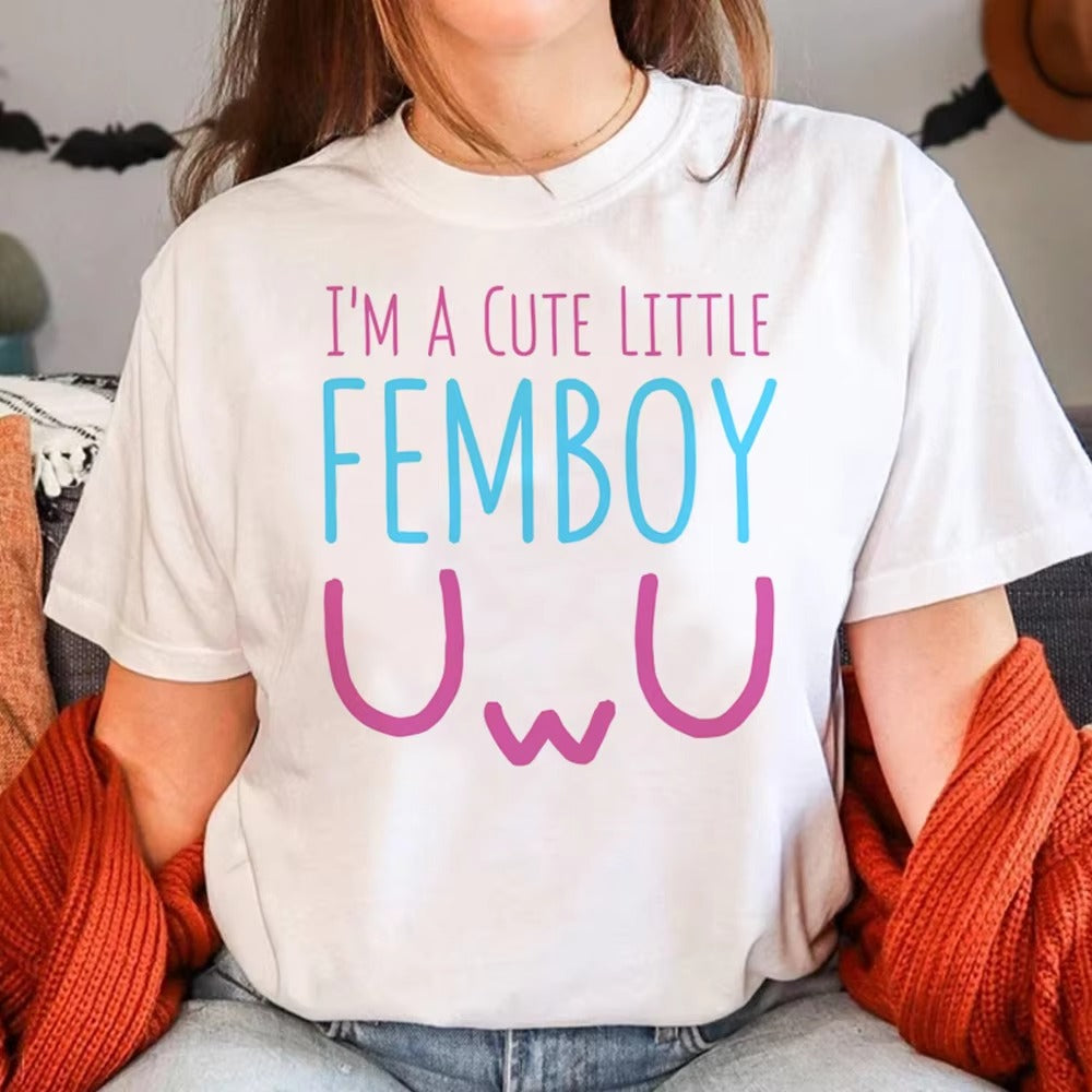 Cute Femboy Graphic Tee