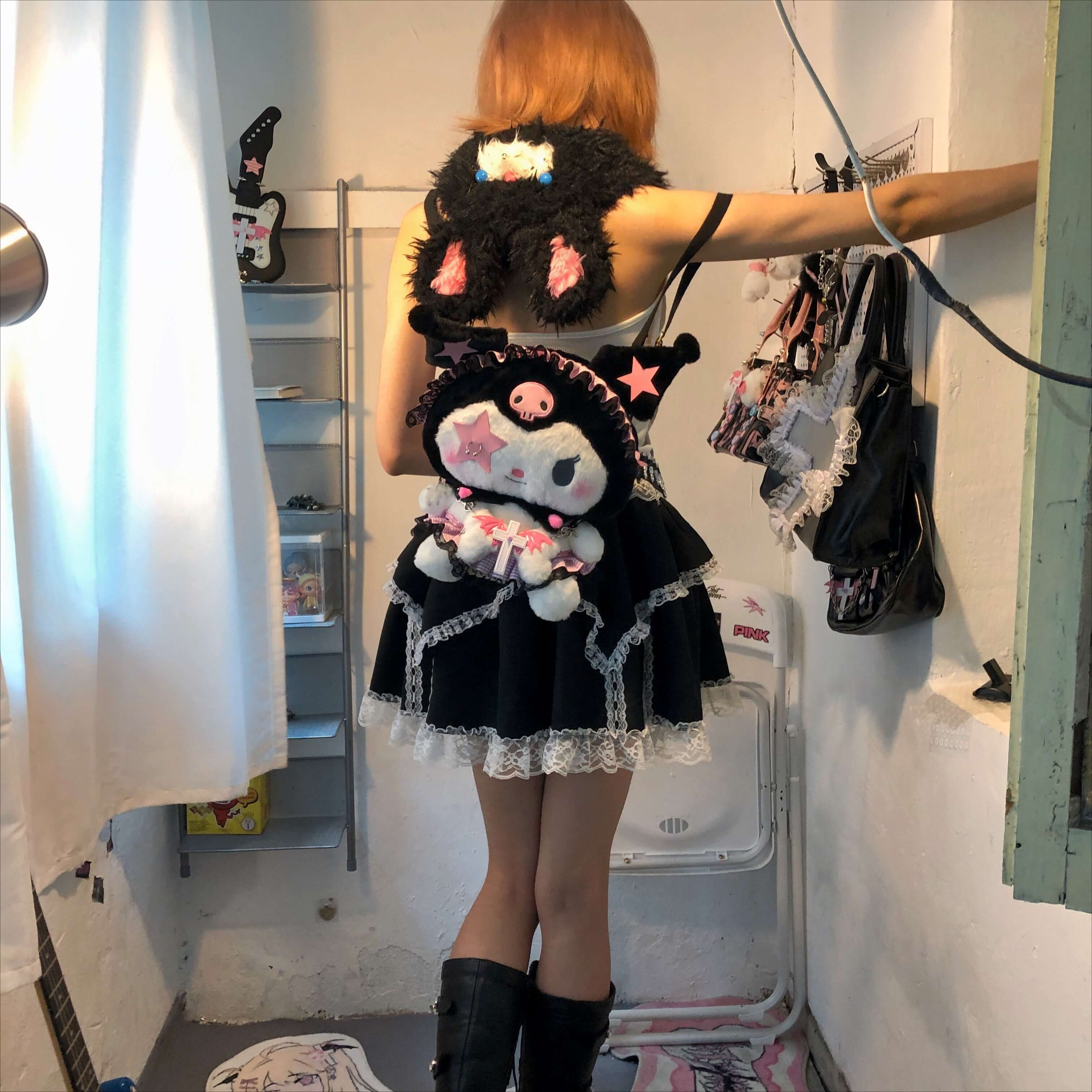 Cute Kuromi Backsack