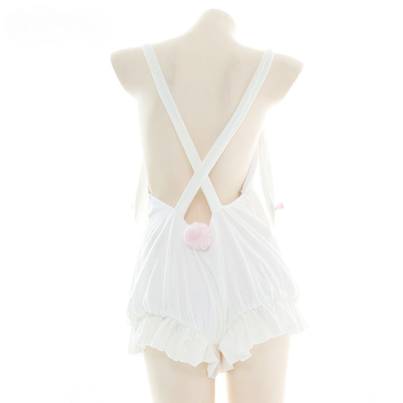 Cute Plush Bunny Overall