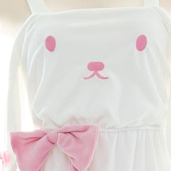 Cute Plush Bunny Overall