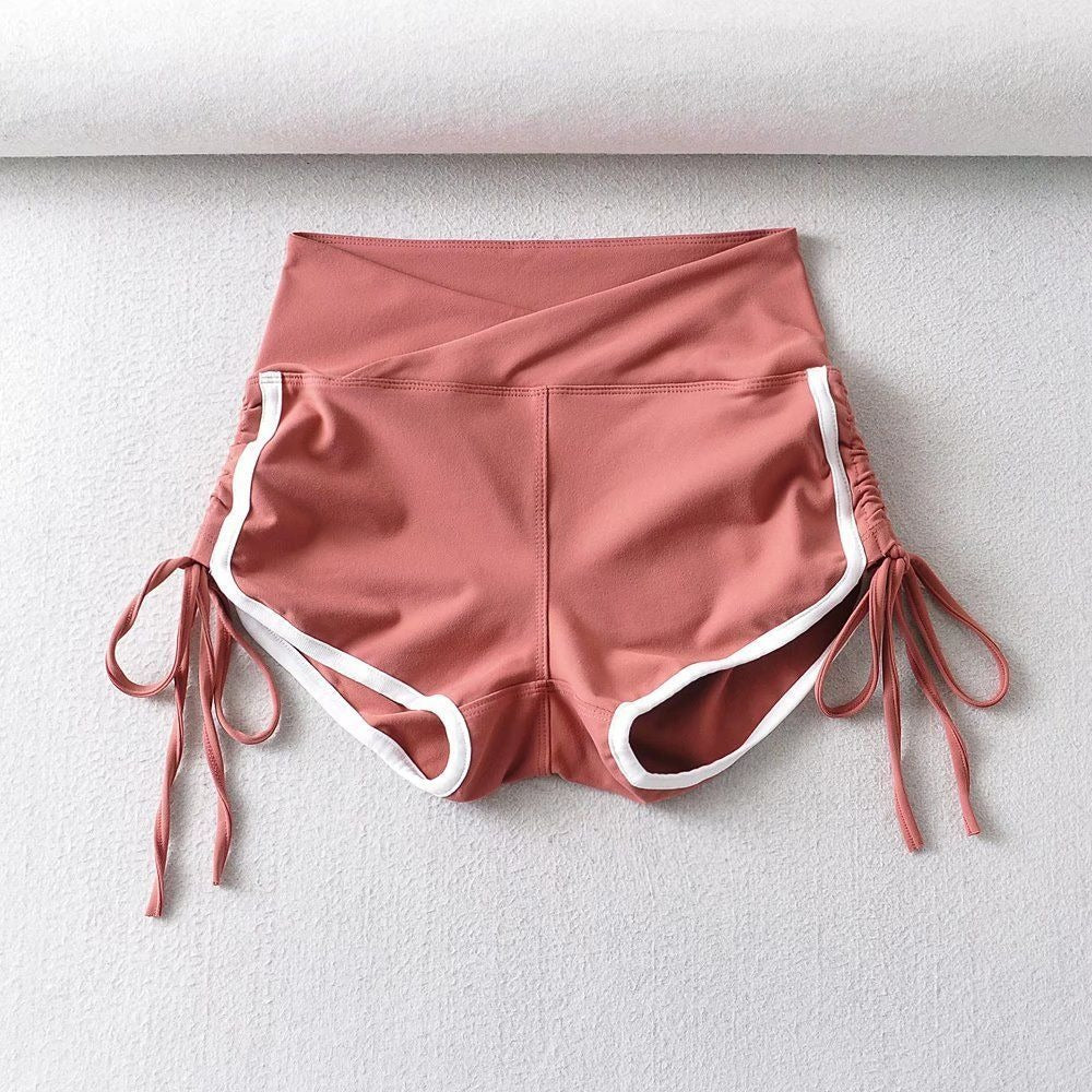 Fitness Drawstring Booty Shorts