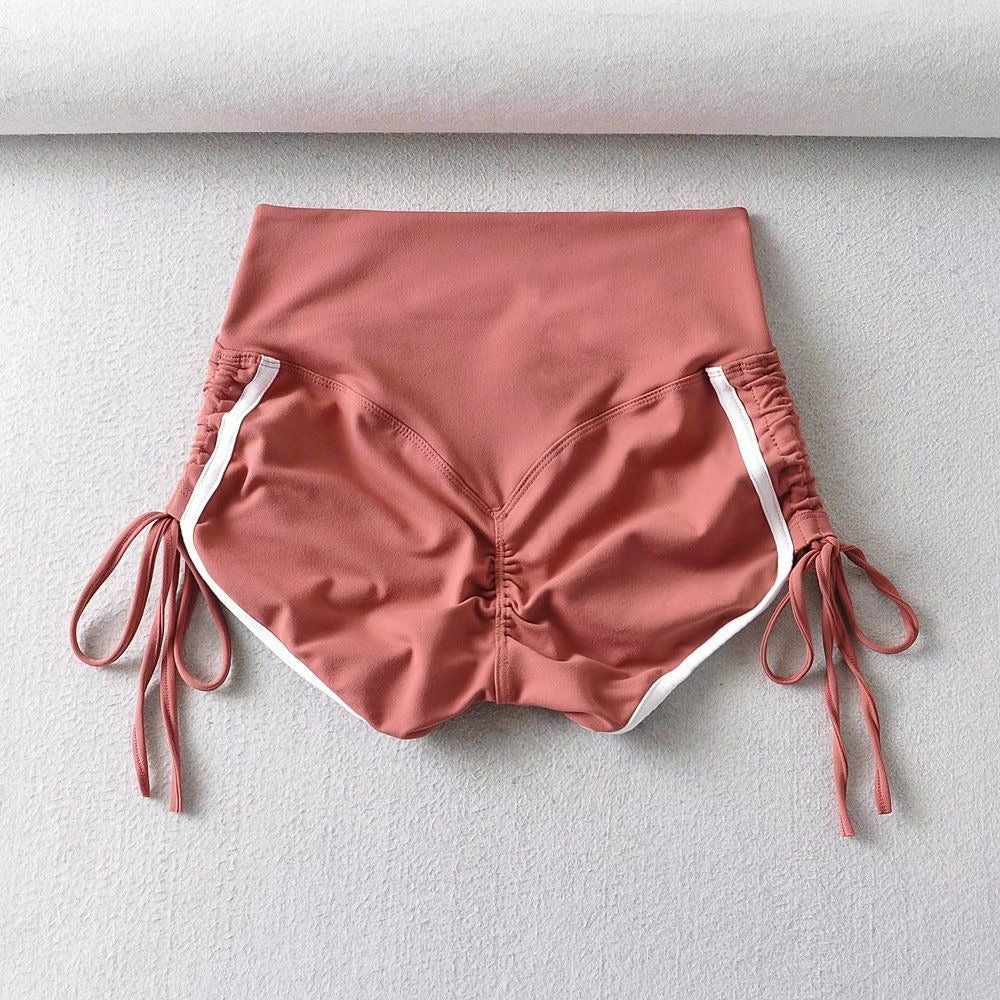 Fitness Drawstring Booty Shorts