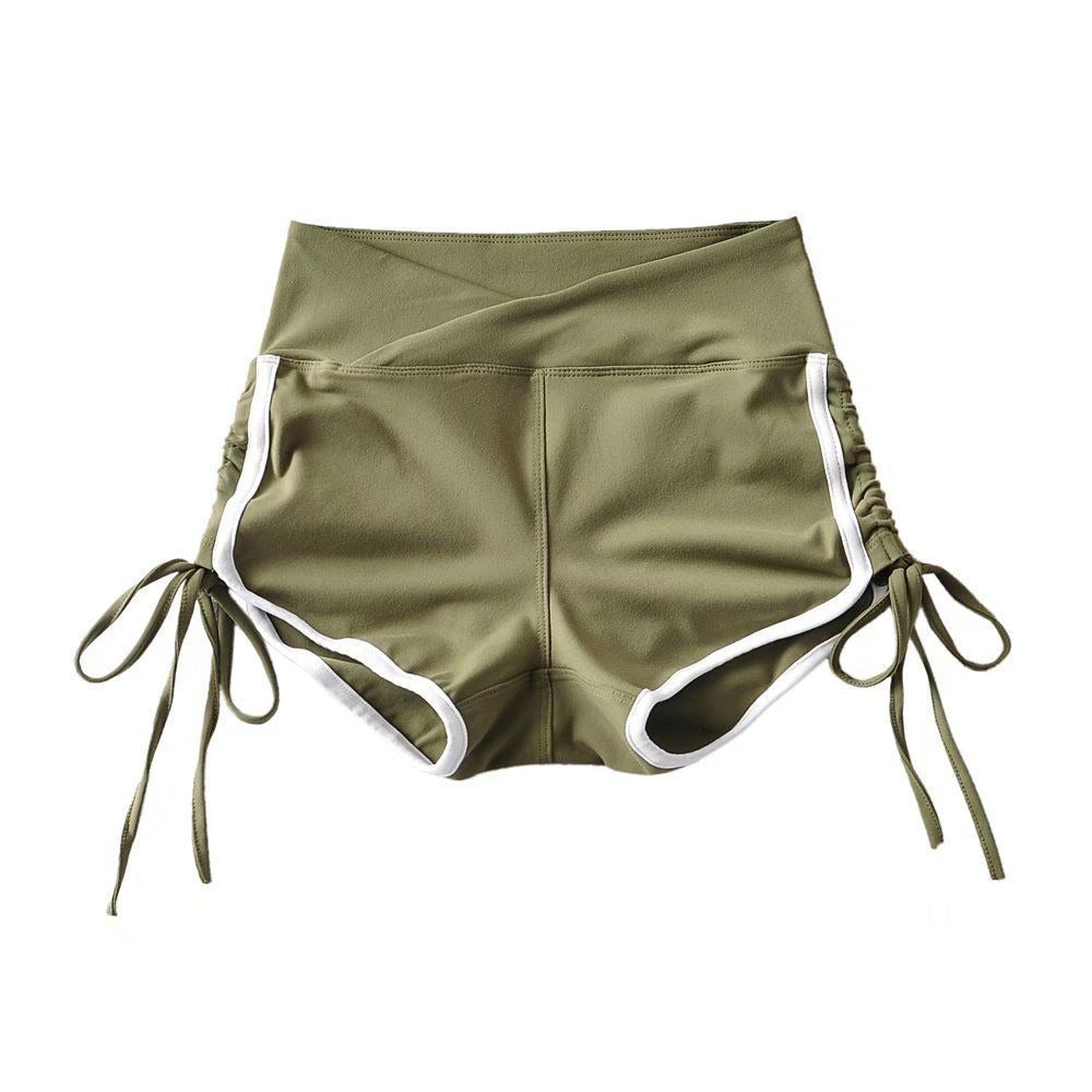 Fitness Drawstring Booty Shorts