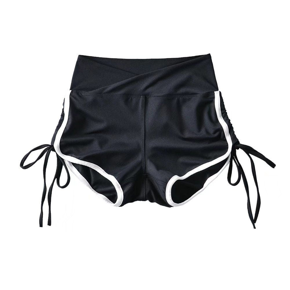 Fitness Drawstring Booty Shorts