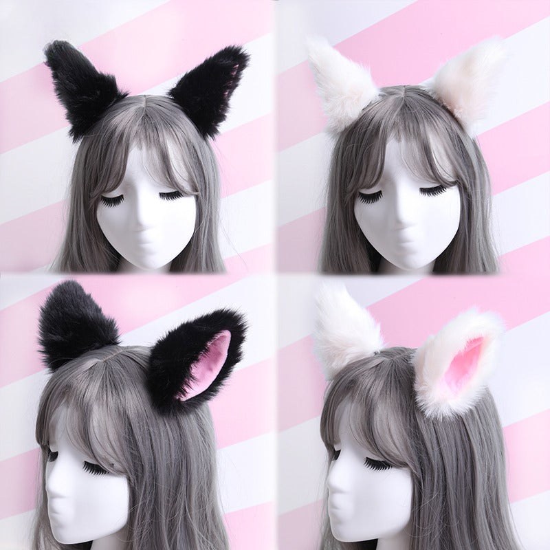 Furry Fox Ear Hairpins