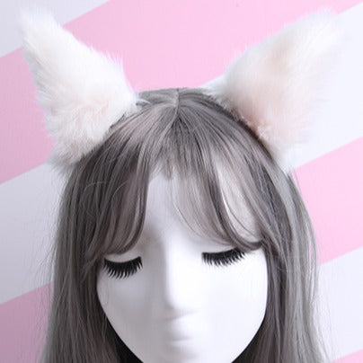 Furry Fox Ear Hairpins