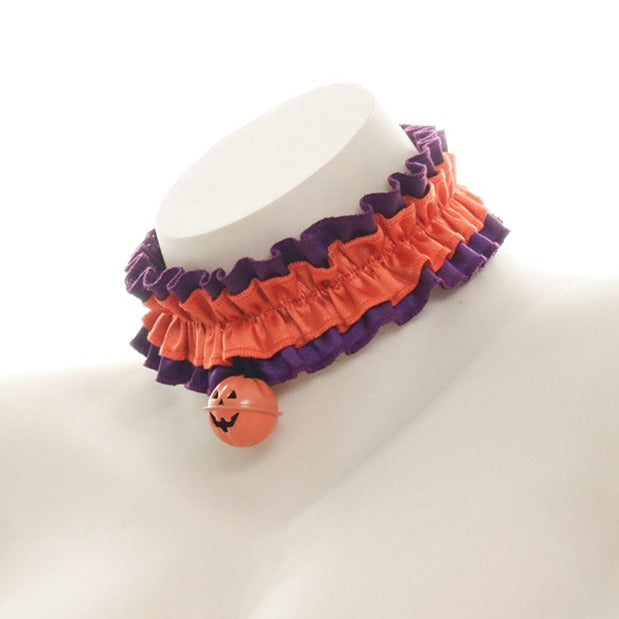 Halloween Bat Choker with Bell