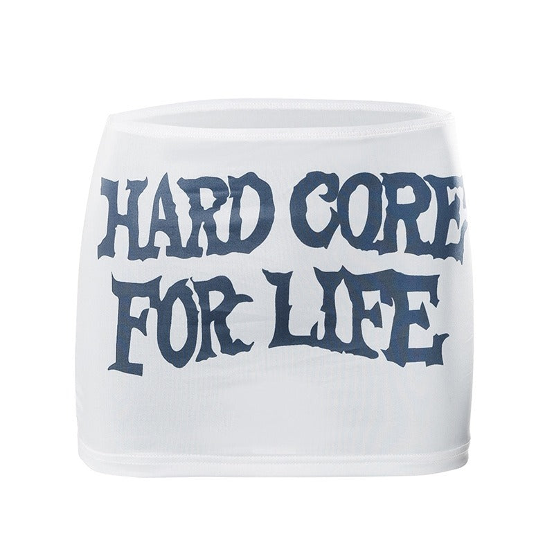 Hard Core for Life Mini Skirt