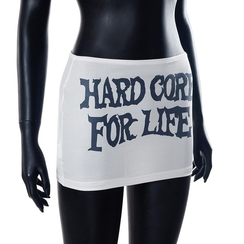 Hard Core for Life Mini Skirt