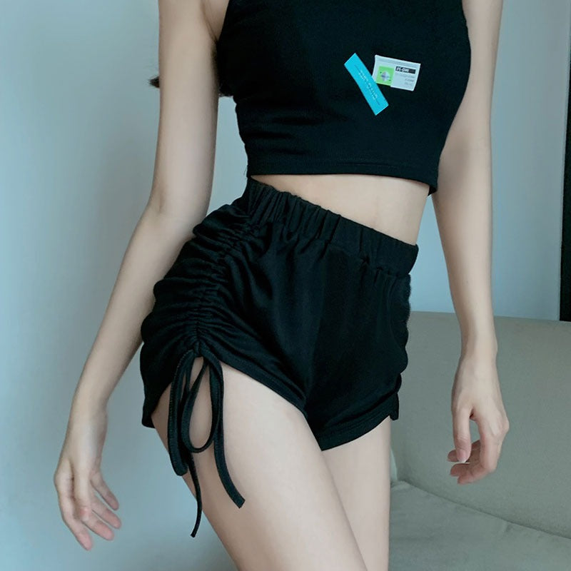 High Waist Drawstring Femboy Shorts