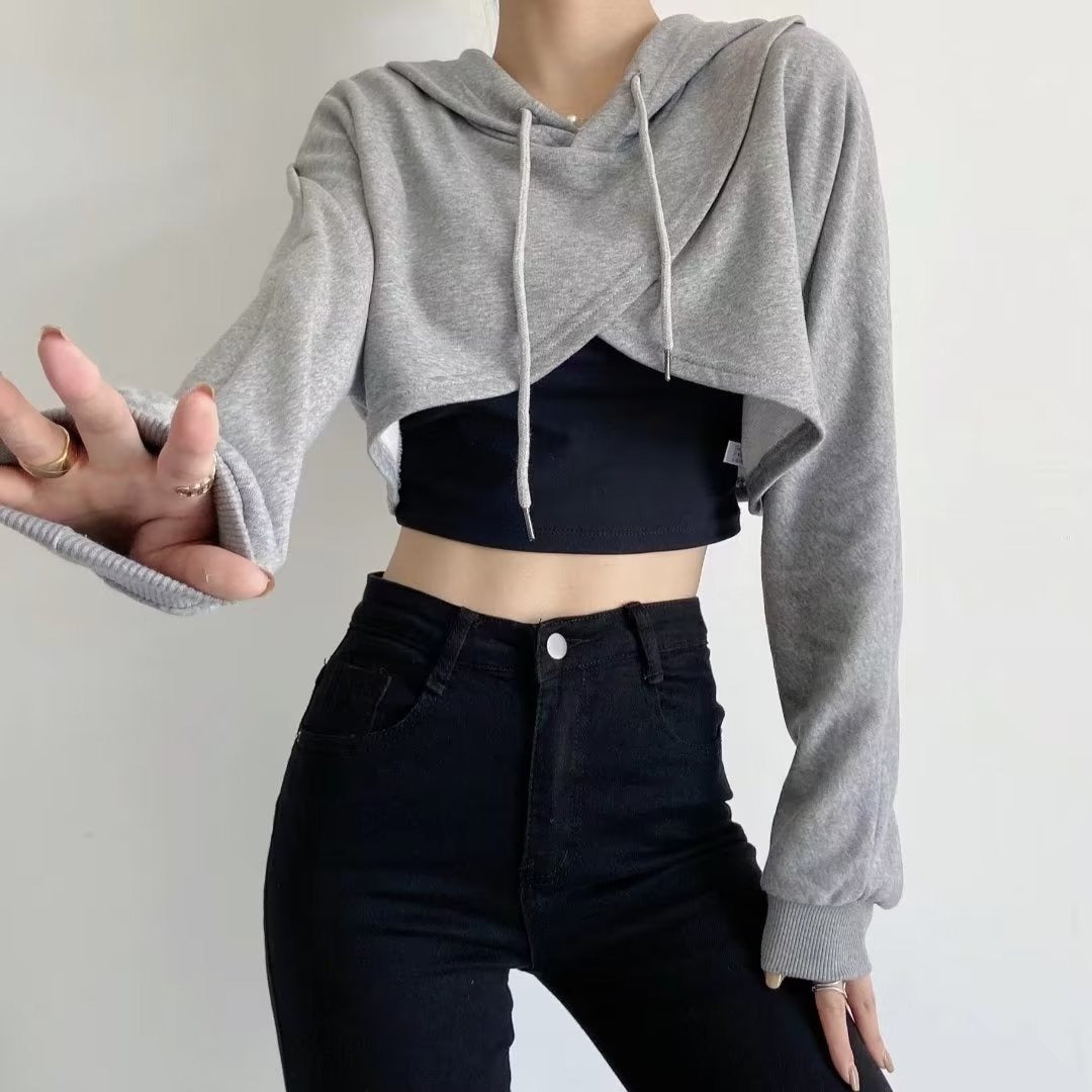 Irregular Short Femboy Hoodie