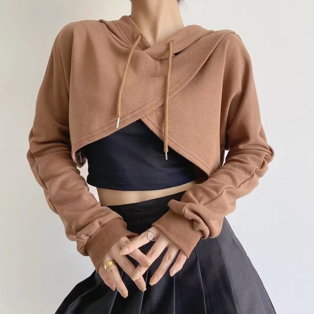 Irregular Short Femboy Hoodie