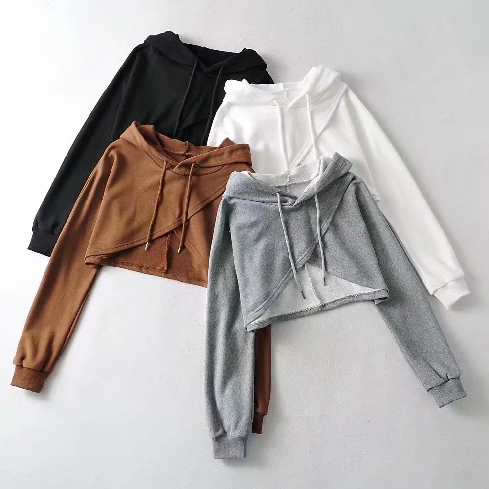 Irregular Short Femboy Hoodie