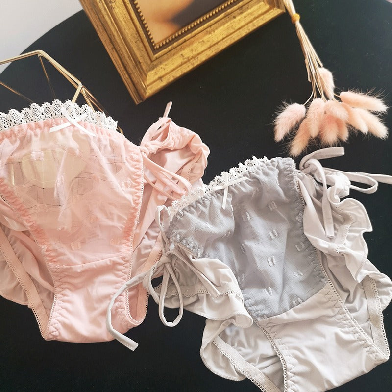 Japanese Strappy Ruffled Panties Underwear