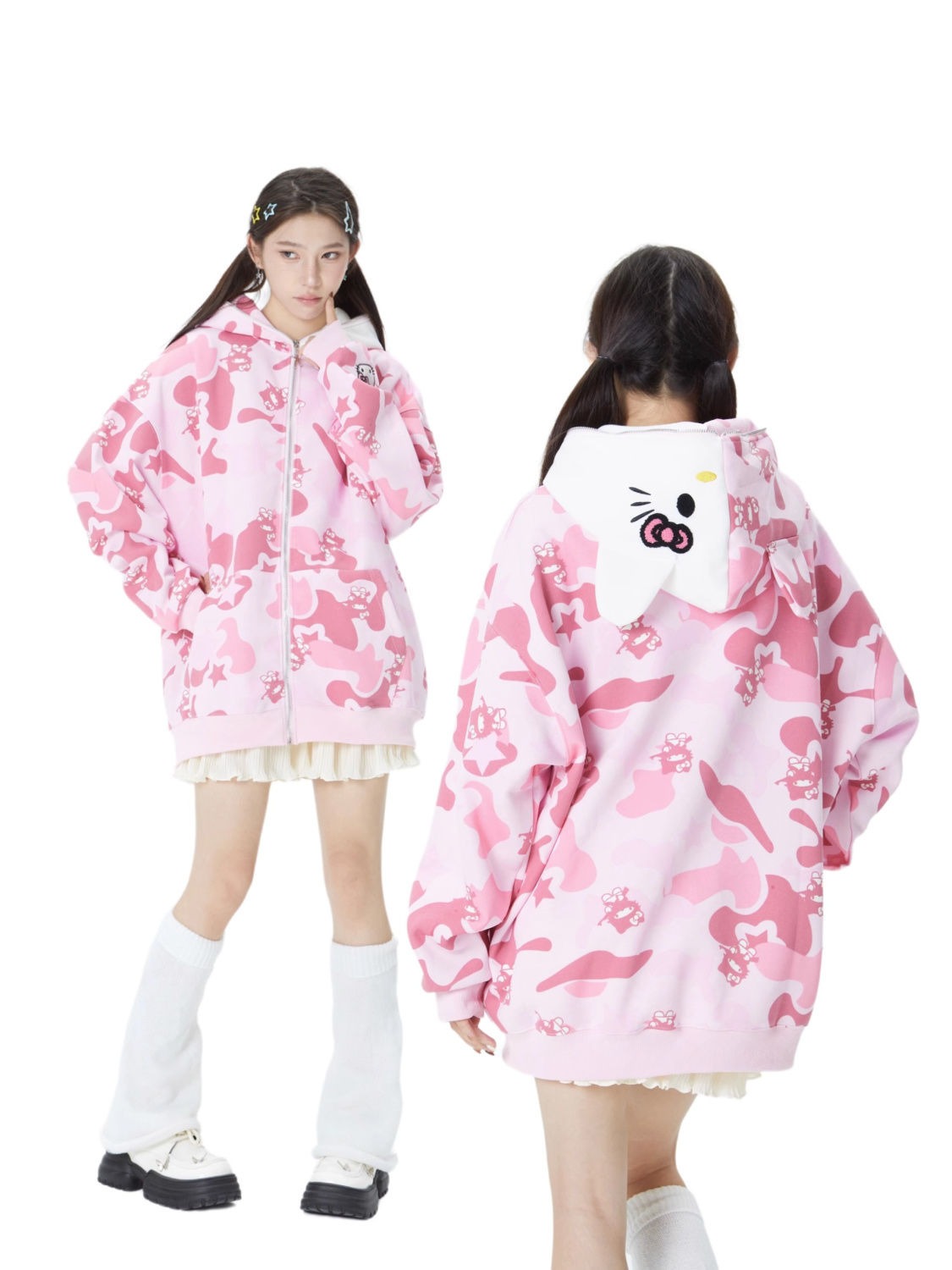 Kitten Femboy Oversize Hoodie