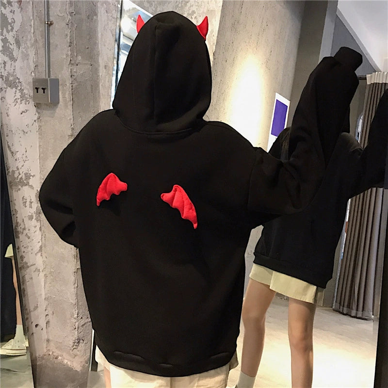 Cute Devil Wings Femboy Hoodie