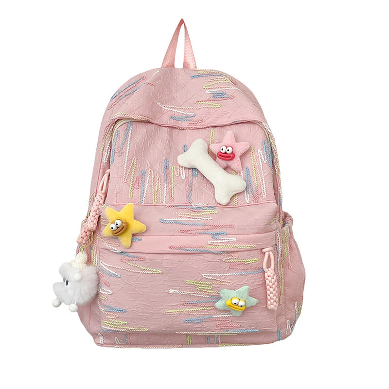Cute Elf Bone Star Backpack