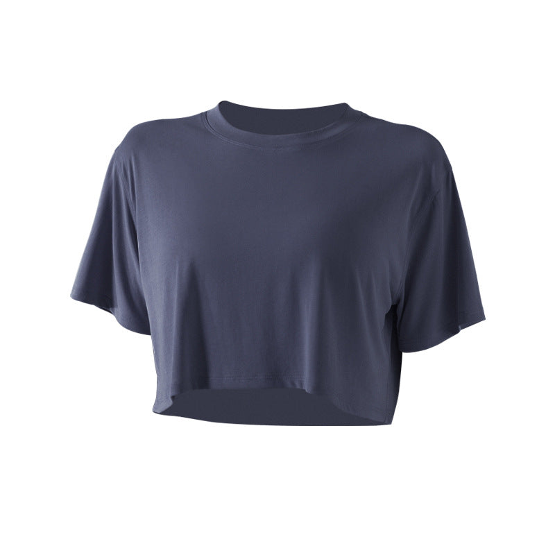 Modal Stretch Yoga Sport Crop Top