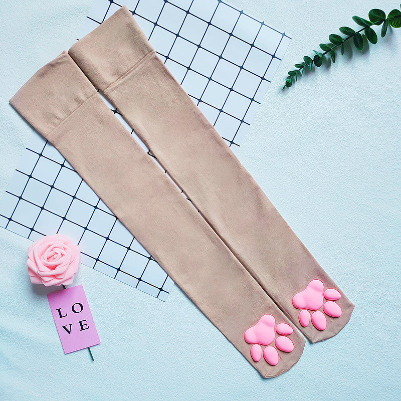 3D Cat Paw Pad Stockings